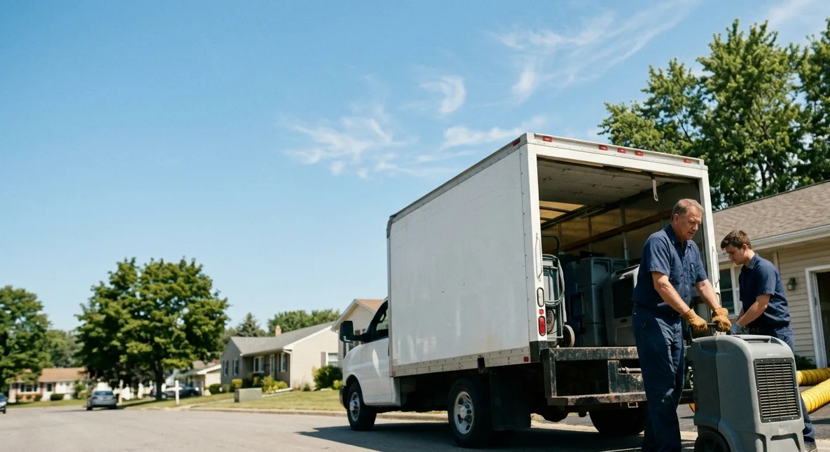 Water Damage Cleanup in Parker City, IN near me